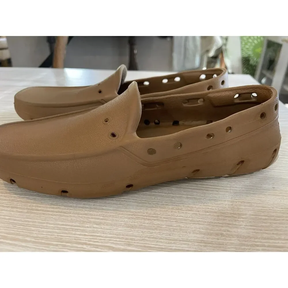 Tucket Giller Deck Boat Driving Shoes Mens Size 9 Cognac & Vanilla New‎ laces